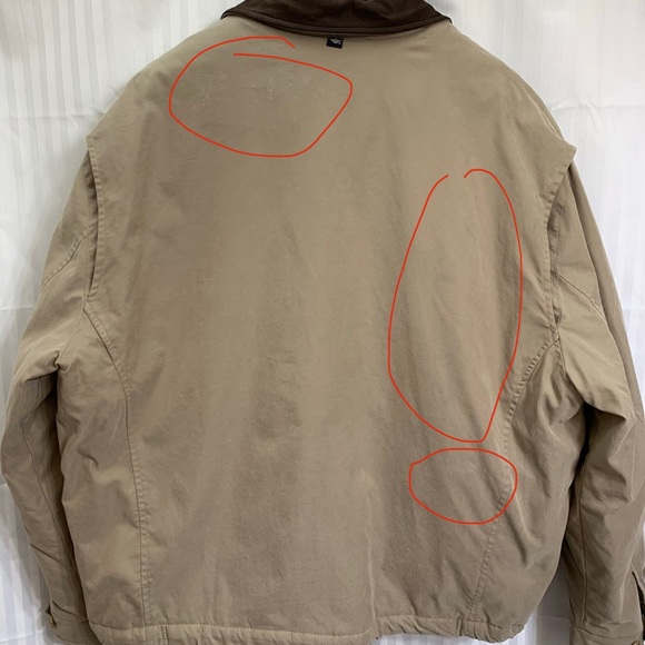 Men's Dockers Jacket With Leather Collar XXL - Picture 3 of 8